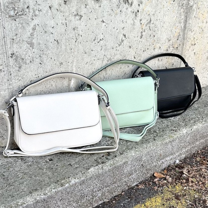 Krémová kabelka / crossbody POETS