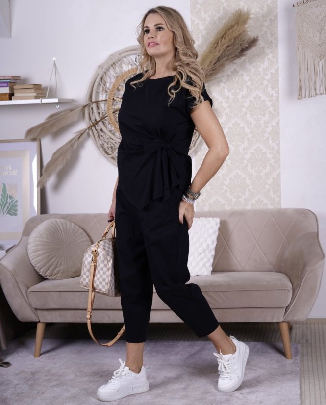 Černá trendy souprava ELEGANT CHIC