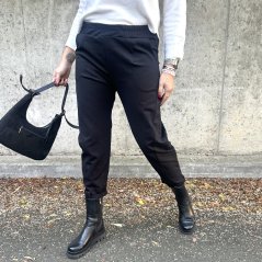 Černé trendy kalhoty CITY COMFY