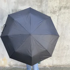 Černý skládací deštník KLASIC
