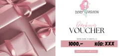 Dárkový voucher v hodnotě 1000,- Kč