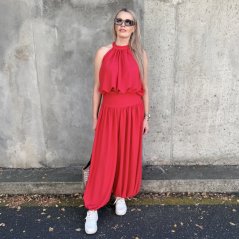 Červená vzdušná trendy souprava NEFELI