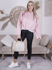 Světle růžová trendy bunda IMPERIA