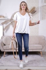 Bílá halenka SASSY