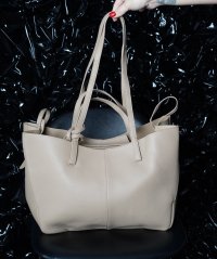 Béžová praktická kabelka CITY & MOM BAG POLLA 3v1