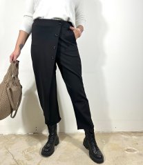 Černé stylové kalhoty ASYMMETRIC