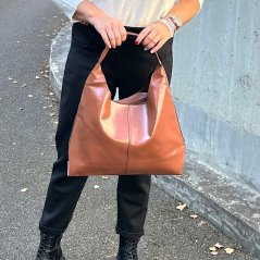 Karamelově hnědý kabelkový set DUO CHIC – 2v1