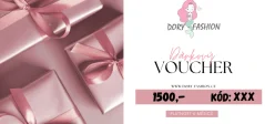 Dárkový voucher v hodnotě 1500,- Kč