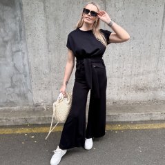 Černá elegantní trendy souprava SCULPT
