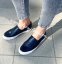 Tmavě modré nazouvací  tenisky SLIP ON NAVY