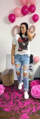 Modré boyfriend džíny REANA