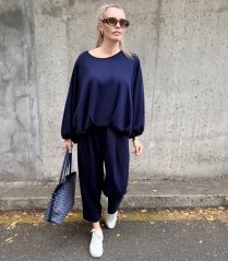 Tmavě modrá trendy souprava LUX SORAYA