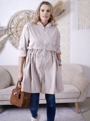 Světle béžová trendy šusťáková bunda MAPPLE