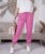 Růžové kalhoty z máslového materiálu MISSA
