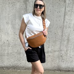 Hnědá ledvinka - crossbody SIDEN
