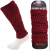 Burgundy červené vlněné zateplené návleky INTENSO