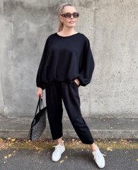 Černá trendy souprava LUX SORAYA