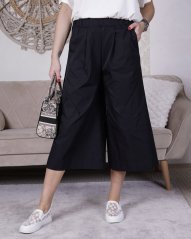 Černá kalhotová sukně CONNIE